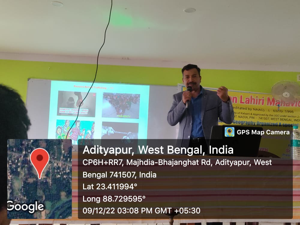 Seminar organized by Geography Department