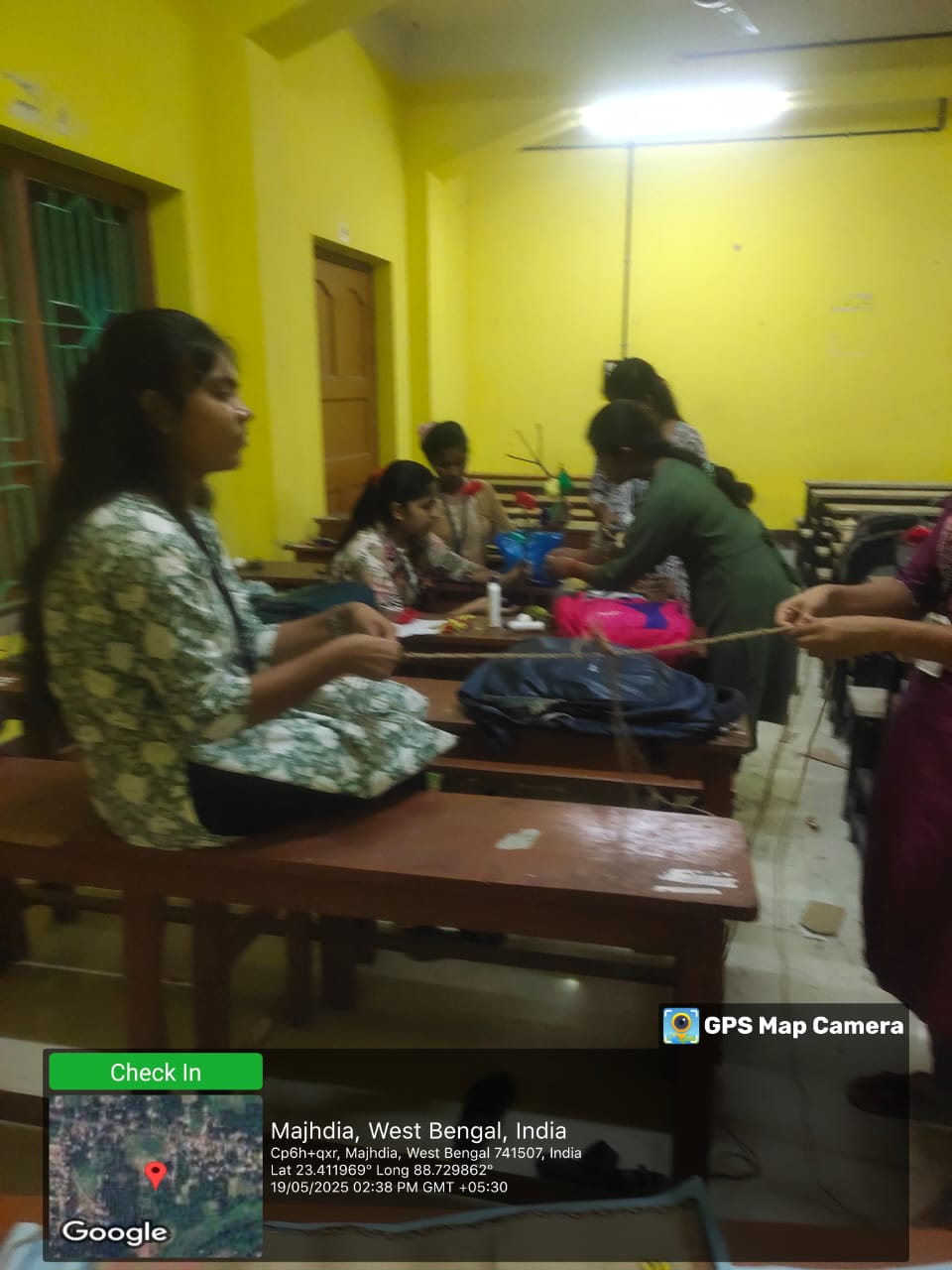 Students making different types of model